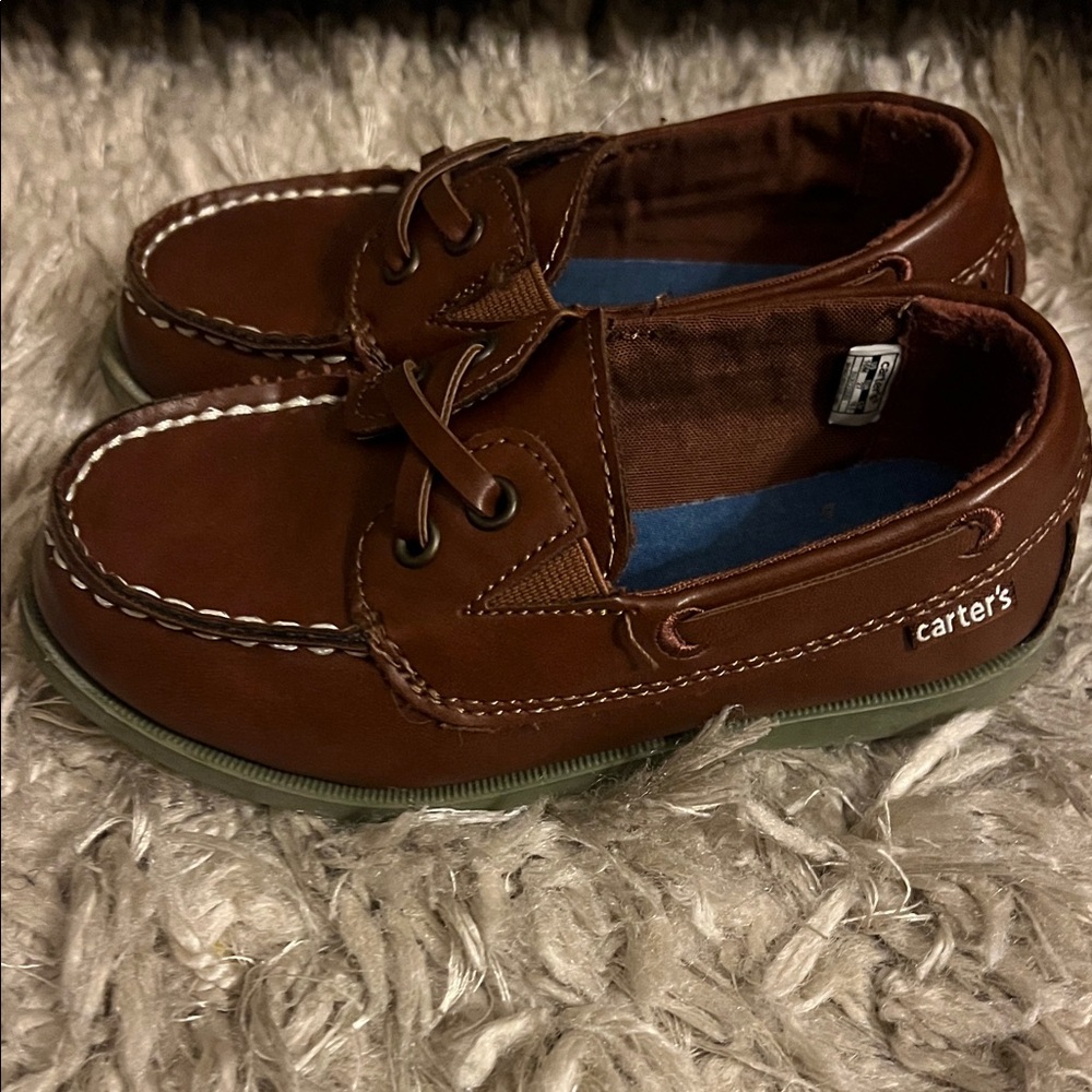 Carter's Classic Brown Moccasin Shoes